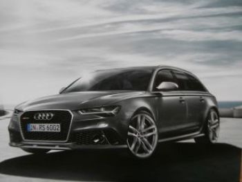 Audi RS6 Avant C7 Typ 4G Prospekt Buch September 2014 NEU