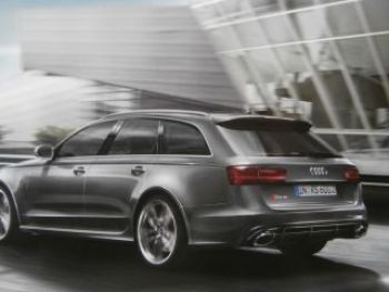 Audi RS6 Avant C7 Typ 4G Prospekt Buch September 2014 NEU