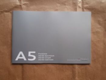 Audi A5 +S5 Sportback Coupé Cabriolet 4.August 2014 NEU