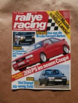 rallye racing 2/1989 Lexmaul Vectra A,A.M.T. Golf GTi 16V,