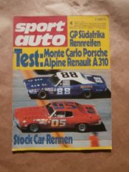 sport auto 4/1972 Stock Car REnnen, Monte Carlo Porsche,