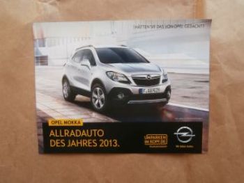 Opel Mokka Auto des Jahres 2013 Flyer