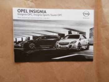 Opel Insignia OPC +Sports Tourer Mai 2014