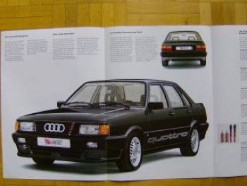 Votex Audi 80 IAA 1985 VAG Zubehör Service Prospekt