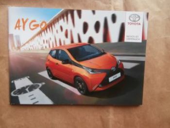 Toyota Aygo x-cite x-clusiv x-wave Prospekt Juli 2014 NEU