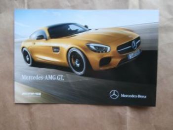 Mercedes Benz AMG GT BR190 Prospekt Oktober 2014 NEU