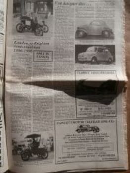 Old Autos Canadian Newspaper Mai 1996 Chevrolet Vega