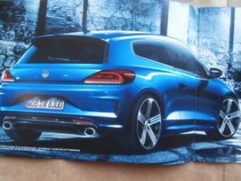 VW Scirocco R Prospekt April 2014 NEU