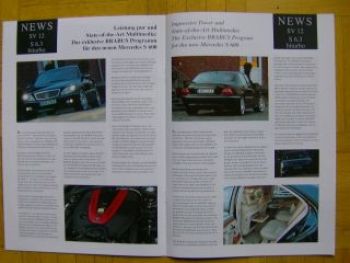 Brabus News magazin 2/2003 SV12 R230 +W220