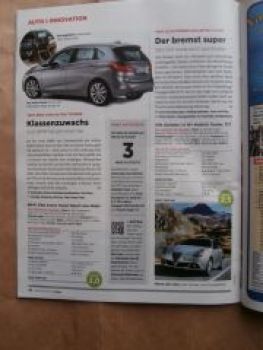 ADAC motorwelt 11/2014 Opel Corsa E,Ford Mondeo,VW Passat