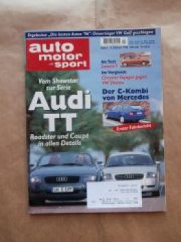 AMS 4/1996 Lancia Y,Mercedes Benz C-Klasse T W202,Audi TT