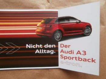 Audi A3 Sportback e-tron Typ 8V September 2014 NEU