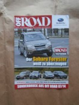 Off Road 7/2014 Subaru Foreste v.s RAV4 vs. CR-V vs. Outlander