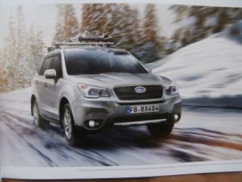 Subaru Forester Zubehör Prospekt Mai 2014 NEU