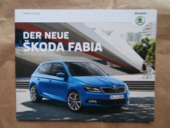 Skoda Fabia Typ NJ Prospekt November 2014 +Preisliste NEU