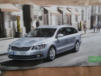 Skoda Superb Exclusive Prospekt Oktober 2014 NEU Typ 3T