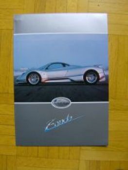 Pagani Zonda Supersportwagen Prospekt NEU