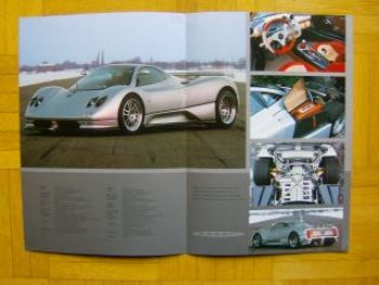 Pagani Zonda Supersportwagen Prospekt NEU