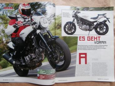 Motorrad 16/2009 Alpen Masters Teil1, Hyosung GT 650i,Husaberg FE 390,Dauertest Suzuki M1800R,Moto Guzzi Stelvio 1200 NTX