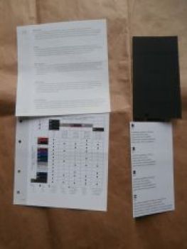 Mercedes Benz SLK Schwarzes Nappaleder Muster R171 NEU