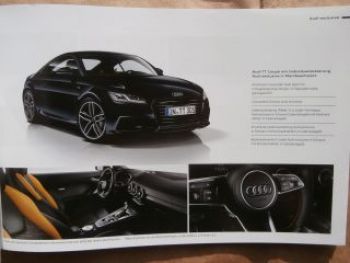 Audi TT TTS Coupé Roadster Prospekt Oktober 2014 NEU