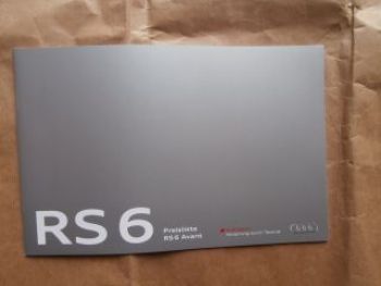 Audi RS6 Avant Oktober 2014 NEU