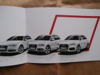 Audi S line selection A3 Q3 Q5 November 2014 NEU