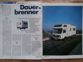 pro mobil 4/1989 Karmann H auf VW LT,Mirage Party 420,Sunline