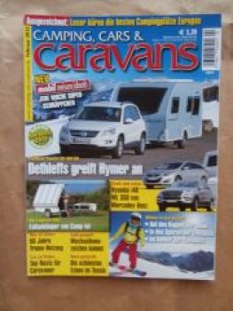 Camping,Cars & Caravans 2/2012 Hyundai i40,ML 350, Tourist SD 40