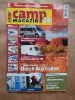 camp24 Magazin 5/2013 Adria Twin SLX; Sterckeman Starlett 420