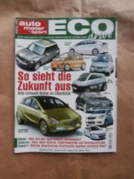 AMS Eco drive 1/2009 Mini E R56,Mila Alpin,BMW 750i Hybrid,Honda