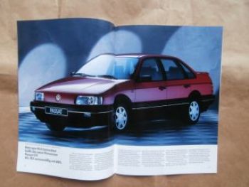 VW Passat Limousine Typ35i +GT Prospekt Januar 1990