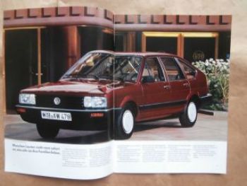 VW Passat Typ32B GT +Schrägheck Prospekt Januar 1988