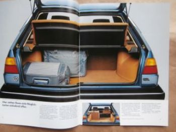 VW Passat Typ32B GT +Schrägheck Prospekt Januar 1988