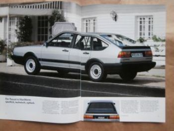 VW Passat Typ32B GT +Schrägheck Prospekt Januar 1988