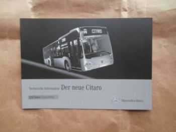 Mercedes Benz Neue Citaro Technische Information April 2011