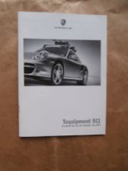 Porsche 911 (997) Tequipment Preisliste Oktober 2006