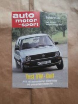 AMS 20/1987 VW Golf mit elektr. Einspritzung +Katalysator