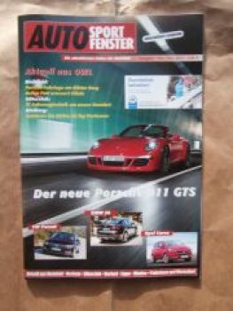 Auto Sport Fenster 11+12/2014 Porsche 911 GTS (991),X6 F16