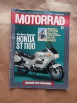 Motorrad 21/1989 Honda ST1100,Yamaha XT 600,Ténéré,