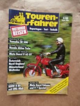 Tourenfahrer 5/1988 Yamaha SR500,Honda Africa Twin,Moto Guzzi V6