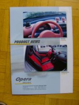 Opera Desgin Smart Cabrio Prospekt NEU 9/2001