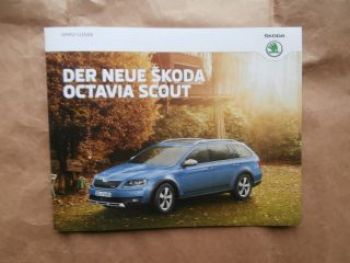 Skoda Octavia Scout Prospekt Juli 2014 NEU