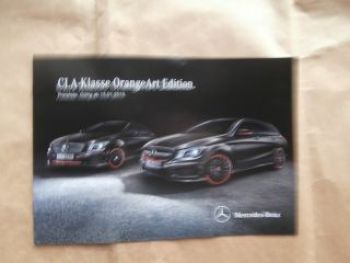 Mercedes Benz CLA-Klasse OrangeArt Edition C117 X117 1/2015