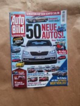 Auto Bild 6/2015 Mondeo Turnier vs. VW Passat Variant B8 vs. 508