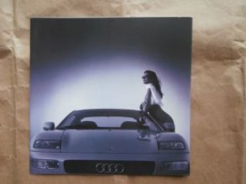 Audi quattro Spyder Katalog Prospekt Rarität