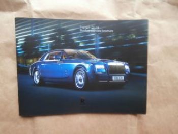 Rolls-Royce Phantom Coupé Prospekt Oktober 2013 NEU