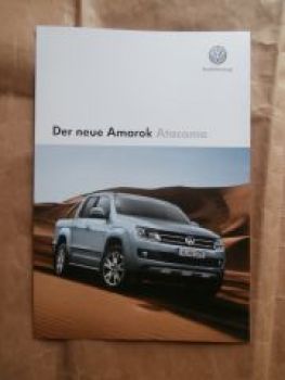 VW Amarok Atacama Prospekt Januar 2015 NEU