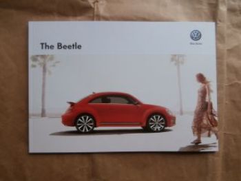 VW The Beetle + R-Line +GSR Prospekt November 2014 NEU