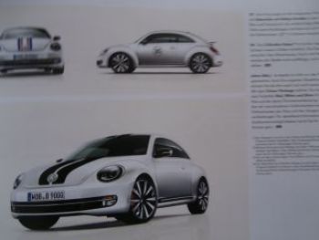 VW The Beetle + R-Line +GSR Prospekt November 2014 NEU